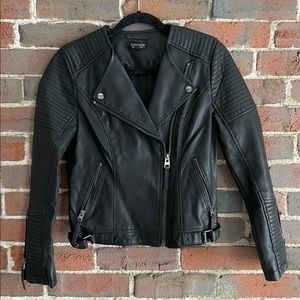 Top shop leather moto jacket